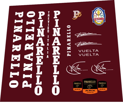 Set decalcomanie telaio - set,