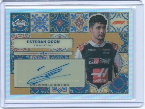 2026 topps chrome esteban - topps, ocon